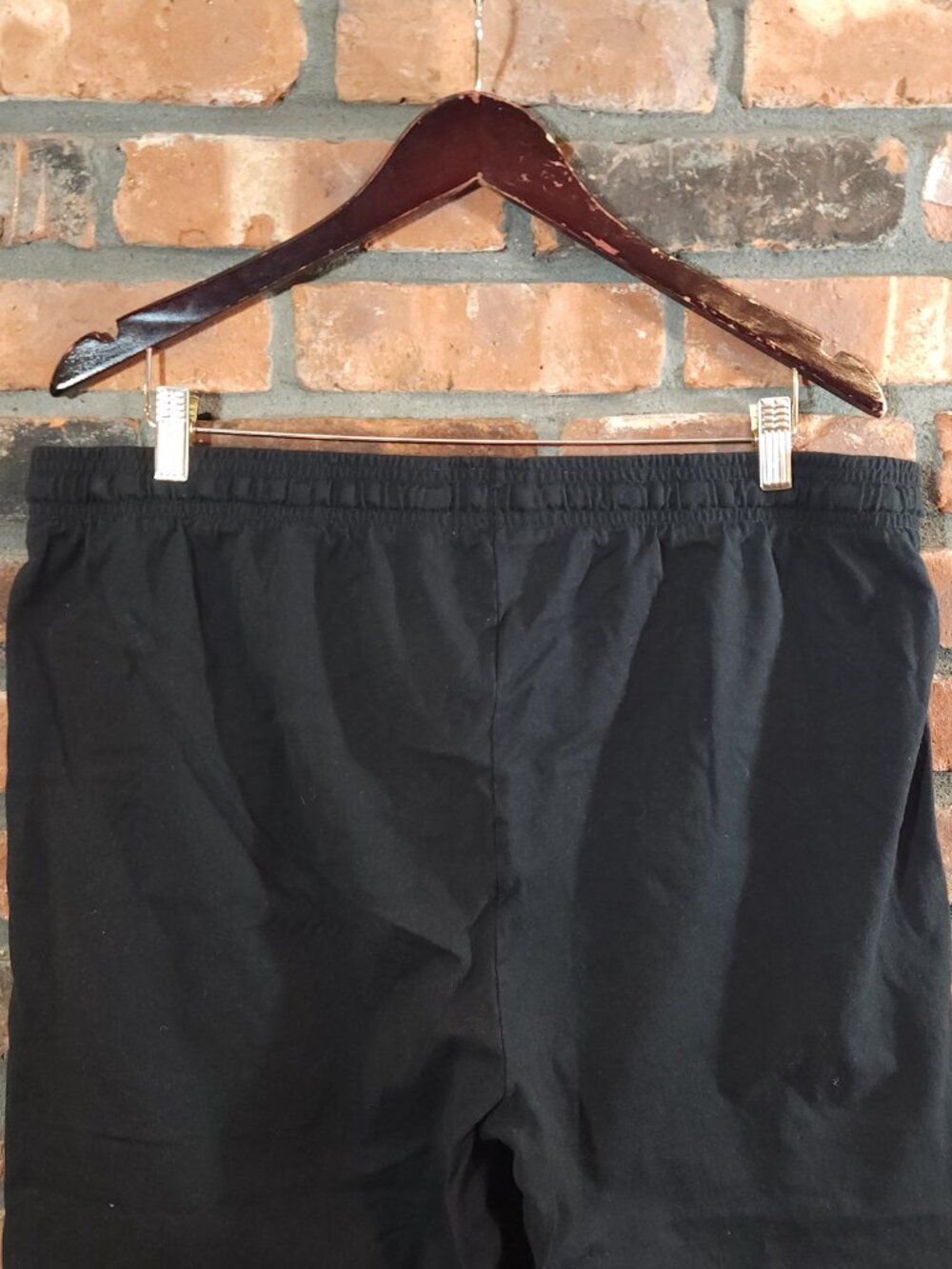 Champion Lightweight C Logo Lounge Capri in Black Athleisure Casual Women's XL - Picture 7 of 8